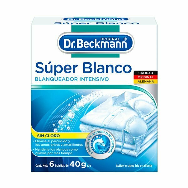 Dr. Beckmann Blanqueador Intensivo Super Blanco - Hogar Azulk