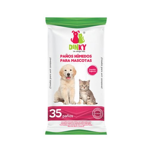 Paños Húmedos DINKY para mascotas